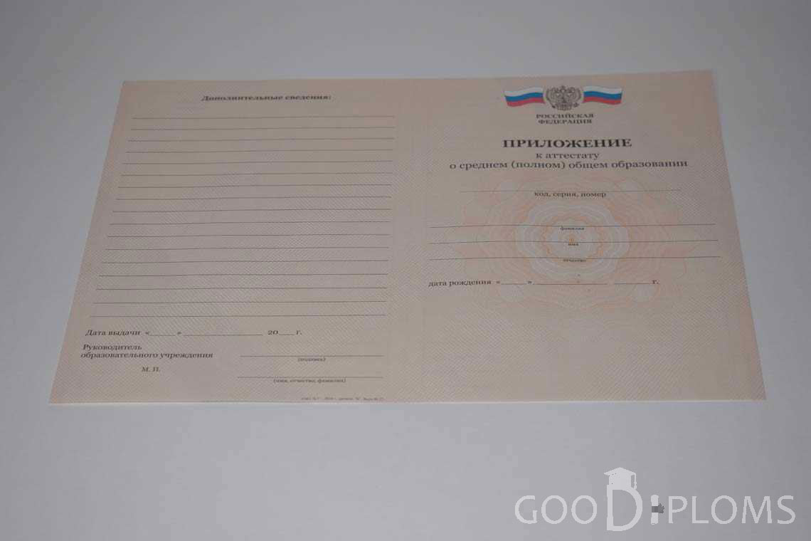 Приложение к Аттестату За 11 Класс период выдачи 2008-2009 -  Харьков
