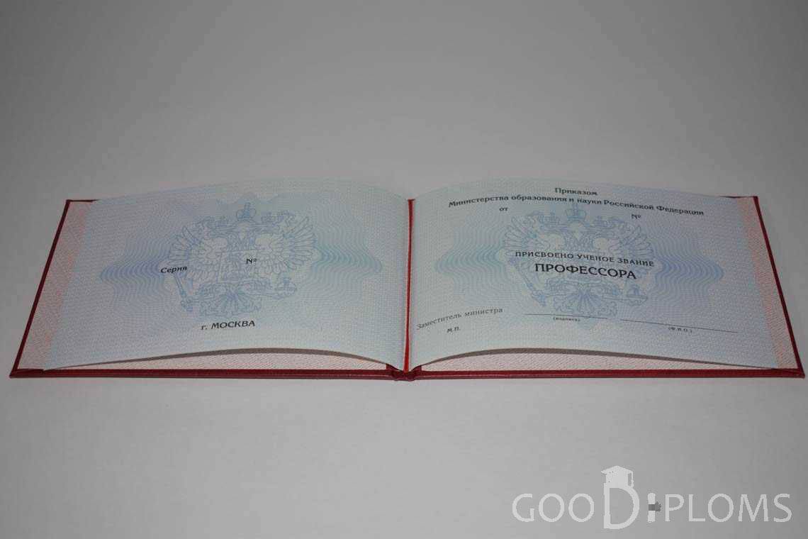 Аттестат Профессора период выдачи 2015-2020 -  Харьков