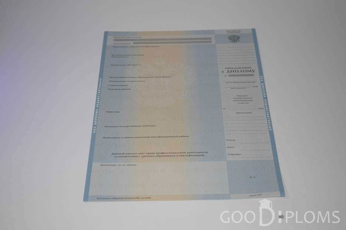 Приложение к Диплому Бакалавра в период c 2003 по 200 год - Харьков