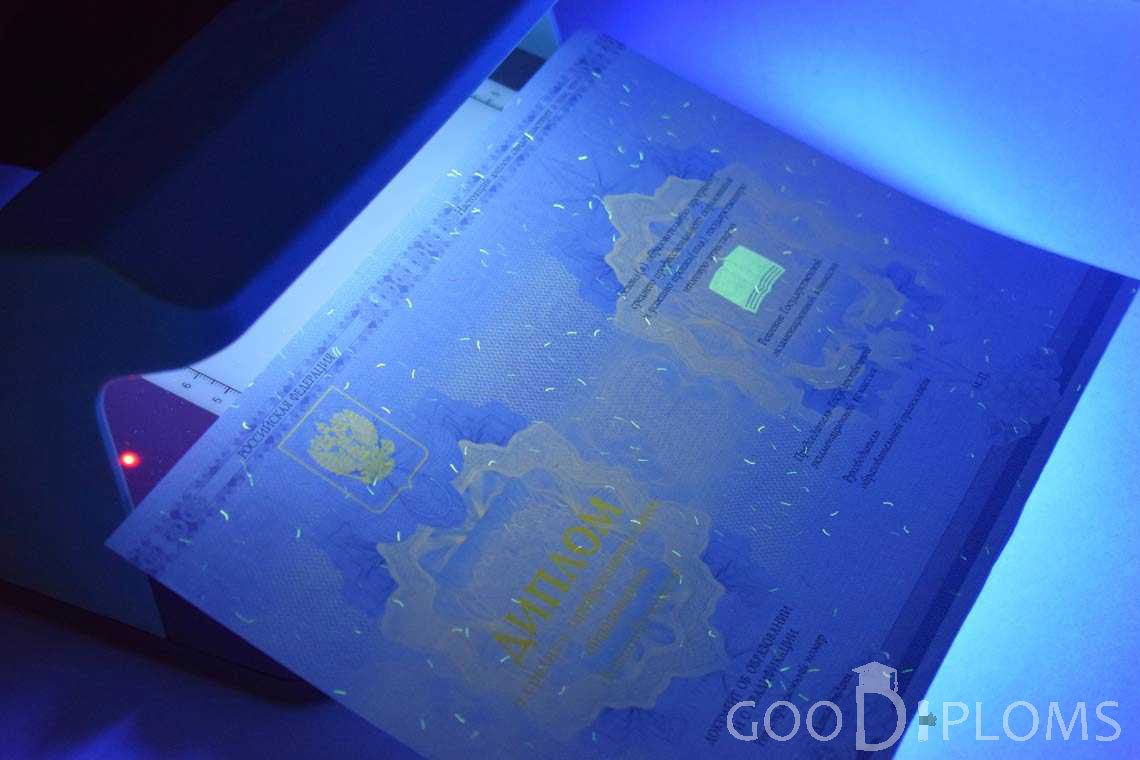 Диплом Техникума в Ультрафиолете период c 2014 по 2025 год - Харьков