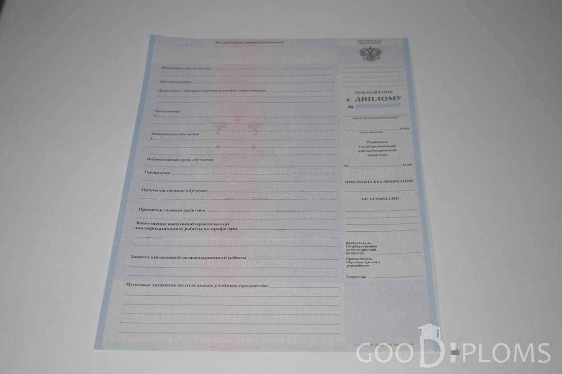 Приложение к Диплому Техникума с Отличием в период c 2008 по 2010 год - Харьков