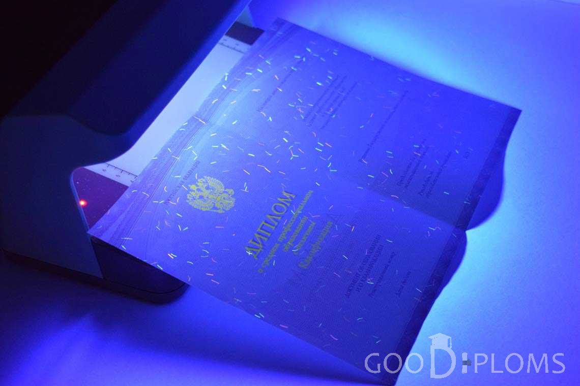 Диплом Техникума с Отличием в Ультрафиолете  в период c 2014 по 2025 год - Харьков