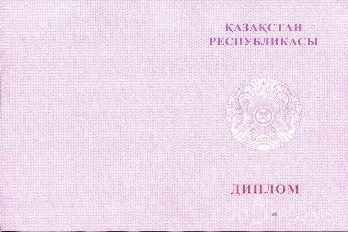 Казахский диплом техникума с отличием - Обратная сторона- Харьков